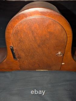 Vintage Seth Thomas A402-005 Westminster Chime Wooden Mantle Clock Tested Works