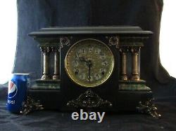 Vintage Seth Thomas Adamantine Ornate Mantle Clock, Case Only, No Clockworks