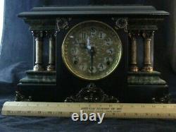 Vintage Seth Thomas Adamantine Ornate Mantle Clock, Case Only, No Clockworks