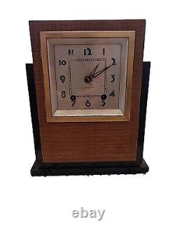 Vintage Seth Thomas Art Deco Mantel Clock, 8 Day Movement and Westminster Chime