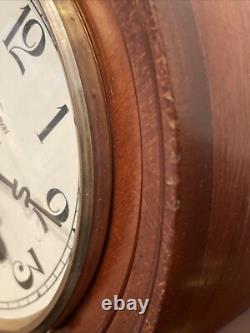Vintage Seth Thomas Barrister Model Westminster Chime Inlaid Bracket Clock