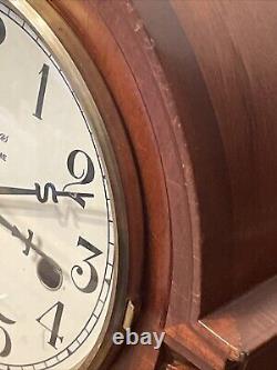 Vintage Seth Thomas Barrister Model Westminster Chime Inlaid Bracket Clock