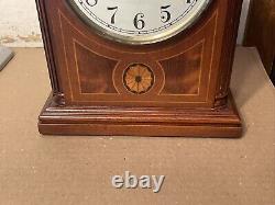 Vintage Seth Thomas Barrister Model Westminster Chime Inlaid Bracket Clock