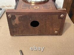 Vintage Seth Thomas Barrister Model Westminster Chime Inlaid Bracket Clock