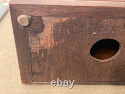 Vintage Seth Thomas Barrister Model Westminster Chime Inlaid Bracket Clock