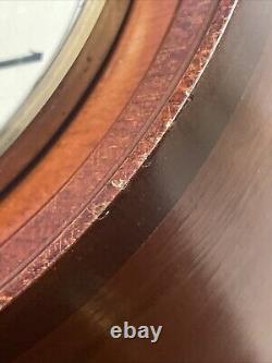 Vintage Seth Thomas Barrister Model Westminster Chime Inlaid Bracket Clock