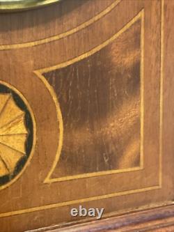 Vintage Seth Thomas Barrister Model Westminster Chime Inlaid Bracket Clock