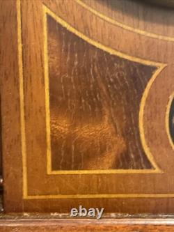 Vintage Seth Thomas Barrister Model Westminster Chime Inlaid Bracket Clock