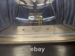 Vintage Seth Thomas Brass Glass Skeleton Carriage Mantel Clock #0792-000 Germany