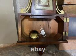 Vintage Seth Thomas Brookfield Banjo Pendulum Clock With Key Untested