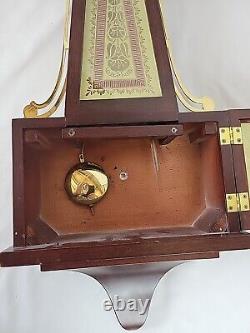 Vintage Seth Thomas Brookfield E 530 Wall Clock With Key And Pendulum