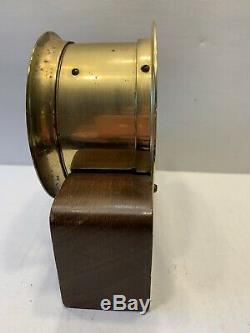 Vintage Seth Thomas Corsair Ship Bell Nautical clock E537-000 As Is No Key