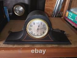 Vintage Seth Thomas Cymbal #5 Tambor Mantle Clock, Working