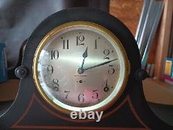 Vintage Seth Thomas Cymbal #5 Tambor Mantle Clock, Working