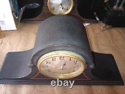 Vintage Seth Thomas Cymbal #5 Tambor Mantle Clock, Working