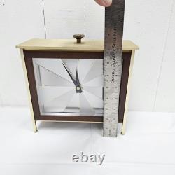 Vintage Seth Thomas E539-001 Royal MCM Mid Century Modern Clock Works