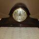 Vintage Seth Thomas Electric Mantel Clock Usa Mahogany Case