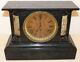 Vintage Seth Thomas F Kroeber Cast Iron Mantel Clock Inv13344