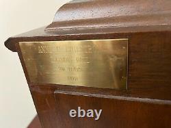 Vintage Seth Thomas Franz Hermie #350-060 Mantle Clock Illinois Bell Award