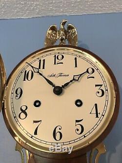 Vintage Seth Thomas Germany Key Wind War of 1812 31 Banjo Clock