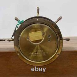 Vintage Seth Thomas Helmsman 24 Hour Clock And Weather Barometer