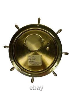 Vintage Seth Thomas Helmsman Ships Bell Clock 1008-001 With Key & Box