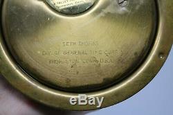 Vintage Seth Thomas Helmsman-W Ships Nautical Clock E537-001 Untested No Key