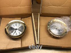 Vintage Seth Thomas Helmsman-W Ships clock and Cosair Barometer