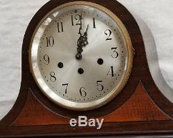 Vintage Seth Thomas Inlaid Westminster Chime Mantle Clock 113 Movement Repairs
