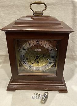 Vintage Seth Thomas LEGACY 3W Clock Wind-Up Model 1314-000 Germany 2 Jewel &Key