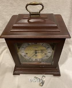 Vintage Seth Thomas LEGACY 3W Clock Wind-Up Model 1314-000 Germany 2 Jewel &Key