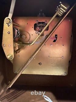 Vintage Seth Thomas LEGACY 3W Clock Wind-Up Model 1314-000 Germany 2 Jewel &Key