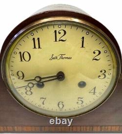 Vintage Seth Thomas Lynton-2W 8 Day Clock Excellent Working Condition With Key