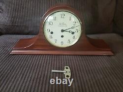 Vintage Seth Thomas Mahogany 8 Day Westminster Chime Mantle Clock Working