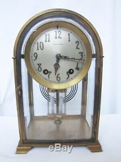 Vintage Seth Thomas Mantel Clock with Rare Brass Case
