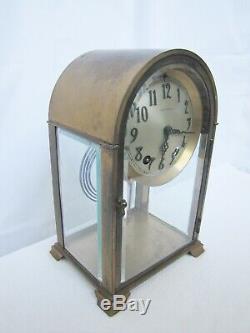 Vintage Seth Thomas Mantel Clock with Rare Brass Case