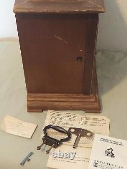 Vintage Seth Thomas Mantle Clock WindModel A403-001 Germany 2 Jewel WithKey Parts