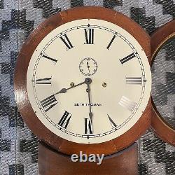 Vintage Seth Thomas Regulator No 1 Large Wall Clock Untested