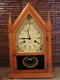 Vintage Seth Thomas Rose Steeple Mantle 8-day Chiming Pendulum Clock Exc Free Sh