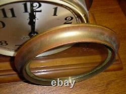 Vintage Seth Thomas Ships Bell Clock with Second Hand 5165 4603 Needs Serviced