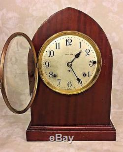 Vintage Seth Thomas Sonora #14 5 Bell Chime Clock Beehive Case Runs