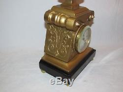 Vintage Seth Thomas Sons & Co Torquato TASSO Figural Clock Not Running No Key
