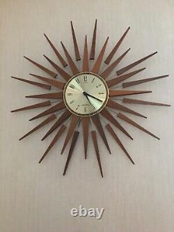 Vintage Seth Thomas Sunburst Clock