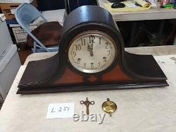 Vintage Seth Thomas Tambour Westminster Chime Clock & Key