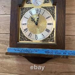 Vintage Seth Thomas Tempus Fugit Wall Mount Grandfather Clock Not complete