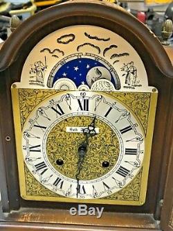 Vintage Seth Thomas Two Jewels Lunar Desk Clock with Moon and Stars