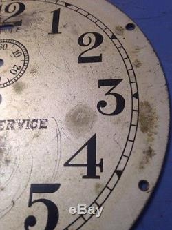 Vintage Seth Thomas USLH Service Ships Clock Dial Lighthouse Service