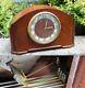 Vintage Seth Thomas Westminster Chime Electric Mantle Clock Wood Mahogany Video