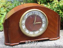 Vintage Seth Thomas WESTMINSTER CHIME Electric Mantle Clock Wood MAHOGANY VIDEO