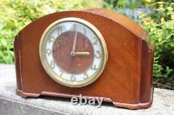 Vintage Seth Thomas WESTMINSTER CHIME Electric Mantle Clock Wood MAHOGANY VIDEO